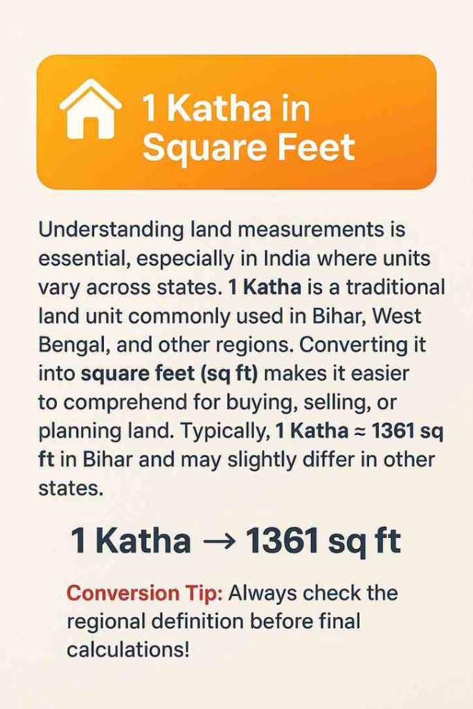 1 Katha Sq Ft Convert | Katha in Square Feet Easily 1 1 katha sq ft